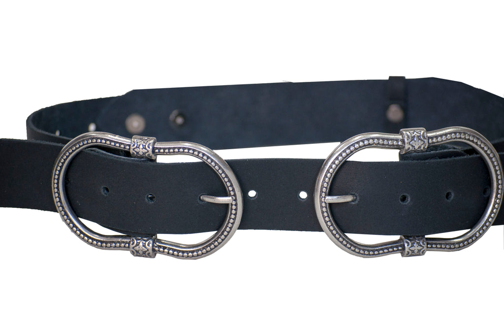 Infinity Leather Belt Black - Bonendis